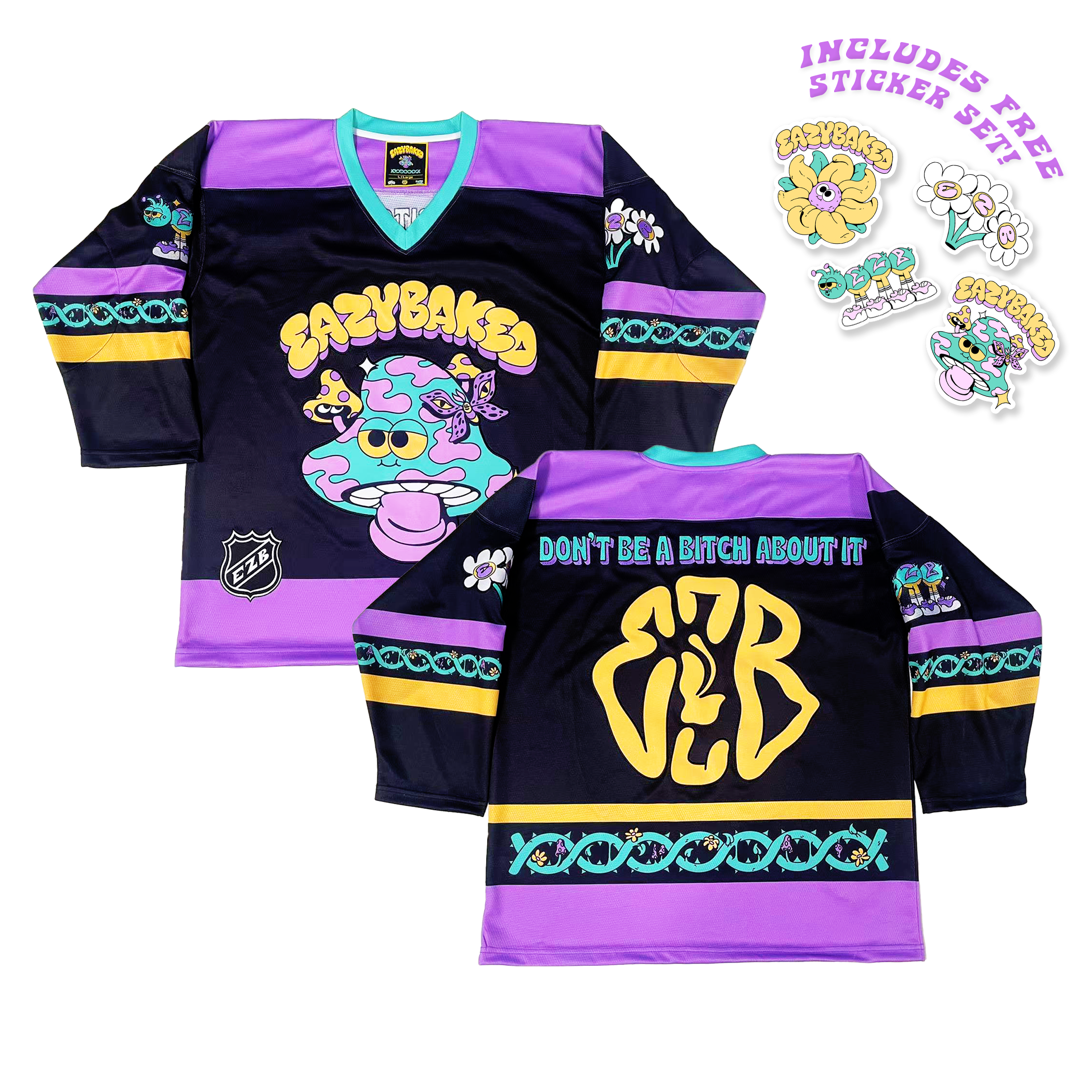 2NE1 公式グッズ　Hockey Jersey ホッケージャージ EAZYBAKED FUNGUY HOCKEY JERSEY – EAZYBAKED Merch Shop