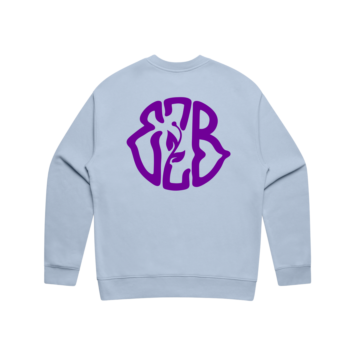 CLASSIC EZB LOGO CREWNECK - POWDER BLUE